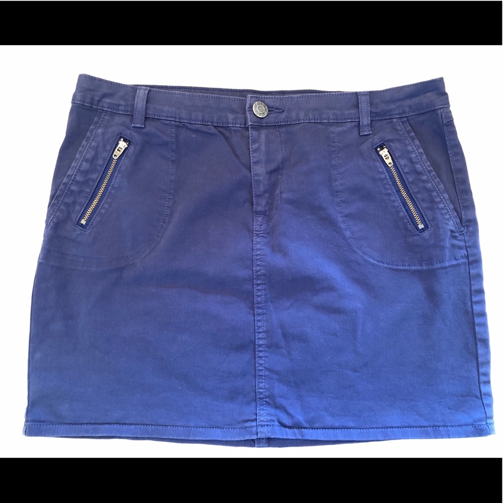 Dark blue skirt